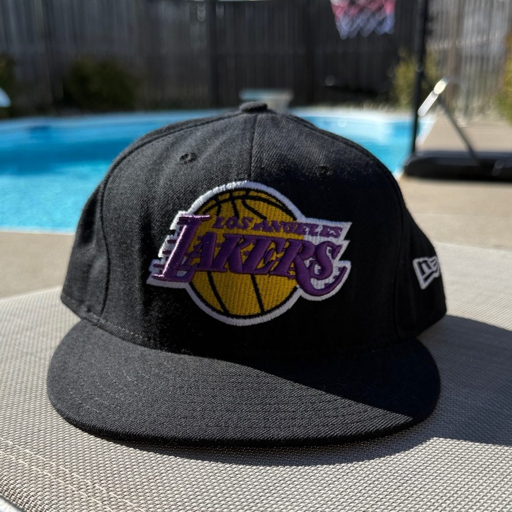 New Era Black and Yellow Lakers Hat